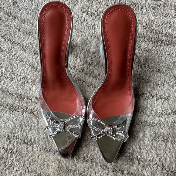 Clear Embellished heels - Picture 3 of 5